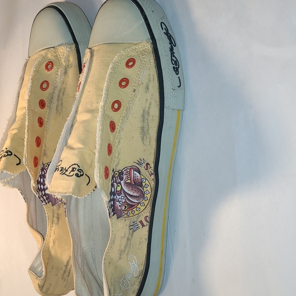 Ed Hardy Other - Ed Hardy Vintage King Bull Dog Slip-on Sneakers